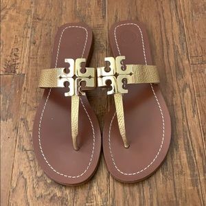 Gold Tory Burch Sandals